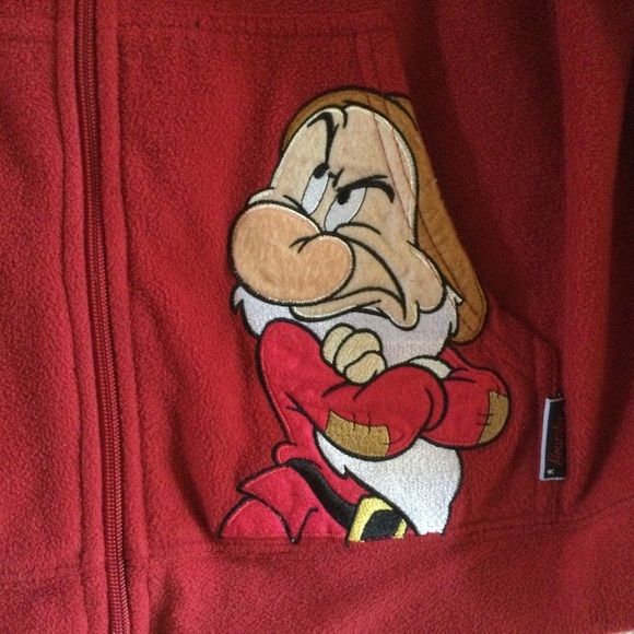 ✔️Disney Grumpy Zip Fleece Woman’s Size 1X - Picture 2 of 7